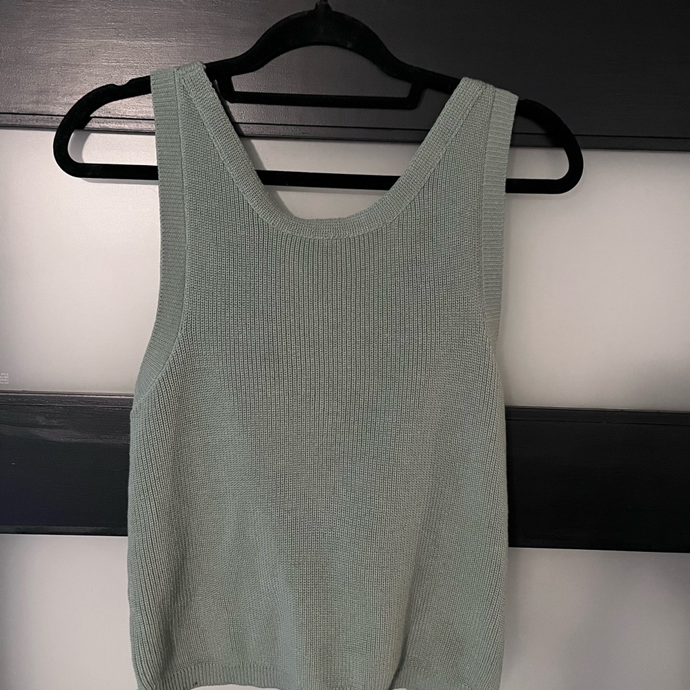 By Together Sage Knit Tank Top